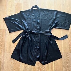 Victoria's Secret Black Robe gently worn
